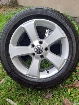Alu kola 5x112 originál VW 205/55 R16 - 3