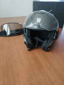 Výklopná helma Scorpion Exo-Tech Evo Carbon vel. L - 3