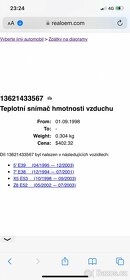 Váha vzduchu BMW m62b44tu - 3