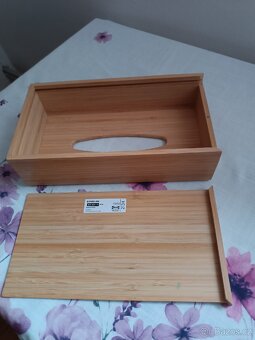 Dřevěná krabička na kapesníky ikea - 3
