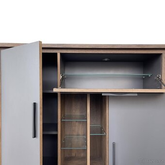 Dřevěná komoda/skříň - CUBO 140 cm - 3