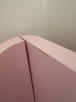 Dětská postel IKEA BUSUNGE růžová - 3