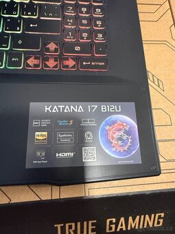 MSI Katana 17 B12UDXK-886CZ - Herní notebook - 3