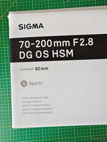 Sigma 70-200 mm f/2,8 DG OS HSM Sports pro Nikon F (FX) - 3