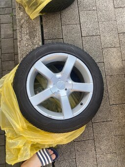 Alu disky 16” 5x114.3 s pneu 215/65/16 2 x Enzo 2 x jiná zna - 3