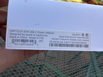 Apple adapter 61W USBC - 3