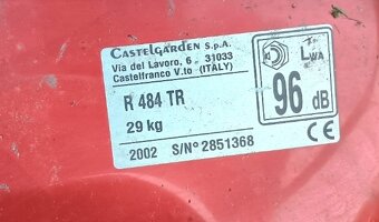 Benzínová sekačka Castelgarden R 484 TR - 3