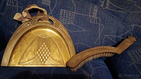 Mosazná lopatka a smetáček na stůl - 3