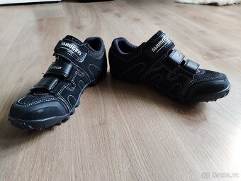 Cyklo speciály kožené boty Shimano vel 40 s kufry - 3