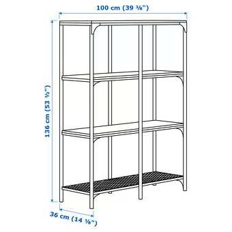 Policový nábytek Ikea - 5 ks - 3