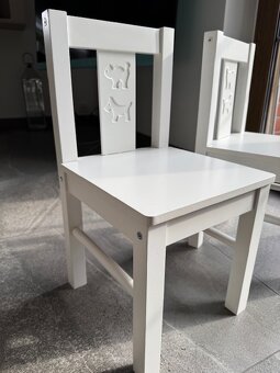 Dětská židlička IKEA KRITTER bílá - 3