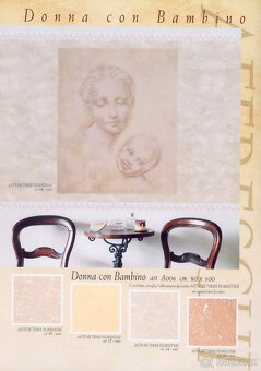 Nová samolepící freska CANDIS Donna Con Bambino A006 - 3