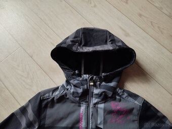 O'Neill softshelová bunda vel.L šedá / růžová - 3