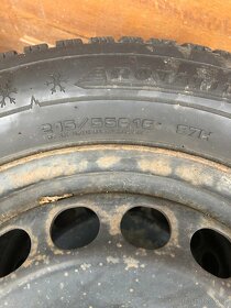 Zimní pneu + ráfky - 3
