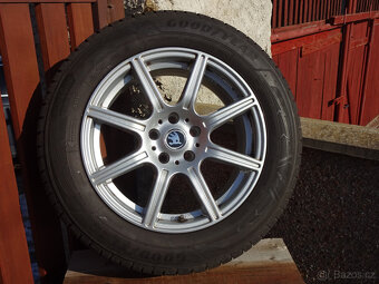 Kodiaq + Tiguan - zimní alu kola 17" 5x112 - pěkný stav - 3