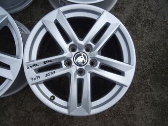 Alu disky originál Škoda, 17", 5x112, ET 42 , šířka 7J - 3