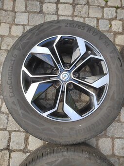 Prodám alu 17 5x114,3 ET 45 letní pneu 215/65/17 - 3