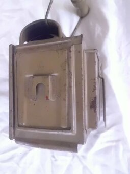 Původní Starožitná Karbidová Vojenská Lampa AFRIKAKORPS - 3
