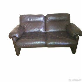 DE SEDE kožená sofa s 21% DPH, MOŽNOST ODPOČTU, PC 5.500 EUR - 3