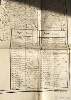Historická mapa Země Česká v župním zřízení ve XIII. věku - 3