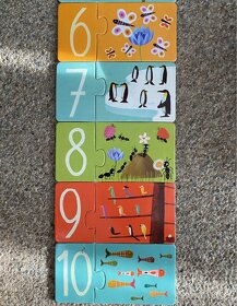 Puzzle - DUO ČÍSLA - DJECO - výborný stav - 3