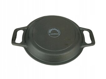 MYSLIVECKY SMALTOVANÝ litinový 15L kotlík - 3