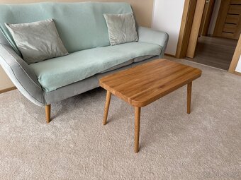 Konferenční stolek Dub masiv - 3