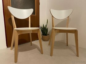 Židle IKEA NORDMYRA  2ks jako nové - 3
