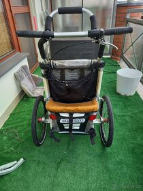 vozík  za kolo Chariot CX1 - brzda + jogging set + praporek - 3