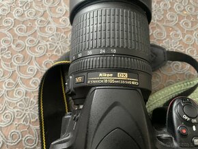 Nikon d3400, objektiv 18-105 mm +prislusenstvi - 3