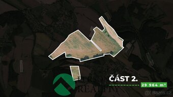 Prodej zemědělská půda, 120 335 m2 - Cetyně, okr. Příbram - 3