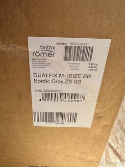 Autosedačka Britax RÖMER Dualfix M i-Size Nordic Grey - 3