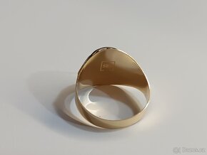 65 Zlatý pánský prsten, 14K 585/1000 - 3