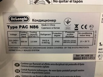 Mobilní klimatizace DeLonghi PAC N86 - 3