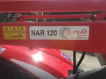 Tym T503 + čelní nakladač s vidlemi + zimní čelní radlice - 3