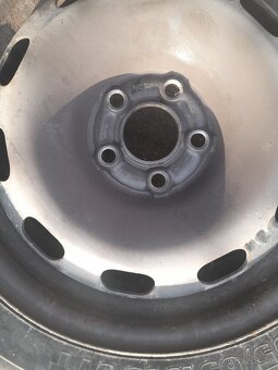 4x 15" obutá zimni kola na VW, ŠKODA, SEAT. - 3