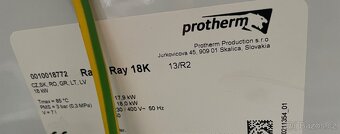 Prodám elektrokotel Protherm RAY 18K zánovní - 3