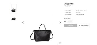 🌸Longchamp🌸 Le Foulonné originál hovězí kůže luxusní černá - 3