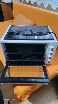 Elektrická mini trouba s dvěma varnými plotýnkami - 3