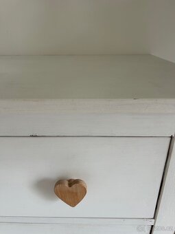 Komoda IKEA HEMNES – 3 zásuvky, bílá - 3