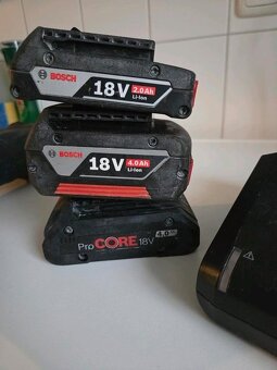 Aku úhlová bruska Bosch GWS 18-125 V-LI + akumulátory - 3