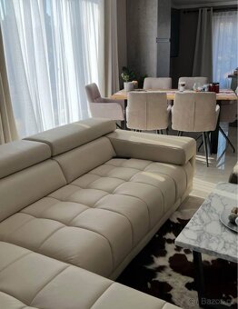 Luxusní kožená sedací souprava - 3