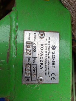 Vyoravač brambor jednořádkový - 3