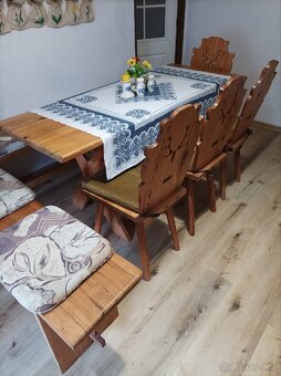 Prodám selský jídelní set - 3