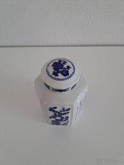 Porcelánová dóza - čínský motiv - 3
