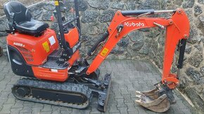Kubota K008-3 + 1x lžíce, r.v. 2020, 1914 mth, TOP stav - 3
