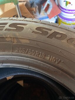 4 ks letni pneumatiky 265/60 r18 110v TOYO - 3