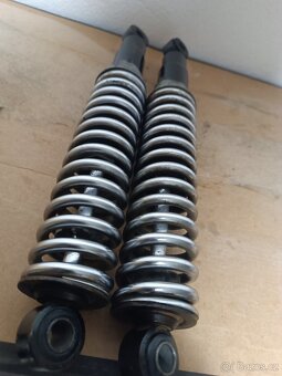 zadní tlumiče Jawa 350/634 konopnice pěkný chrom - 3