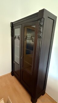 Art deco starožitná skříň masiv dřevo - 3