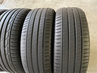 prodám letní pneumatiky 215/55/17 Micheli a Bridgeston sada - 3